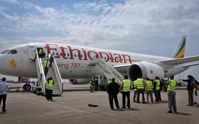 Diyaarada Itoobiya Airlines oo maanta Laba duulimaad ku samaysaay Egal International Airport ee Hargeisa