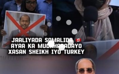 Dadweynaha reer Muqdisho oo ku mudahraaday dawlada Turkiga