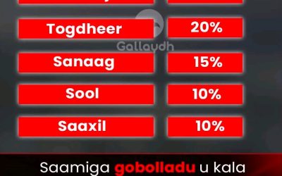 Saamiga ay gobolada dalku u kala heleen shaqaalahii dawladu soo bandhigtay