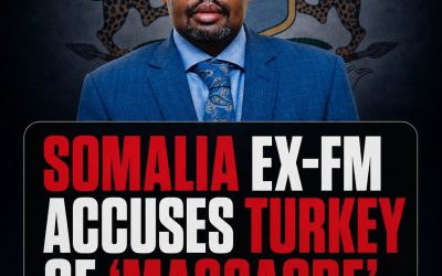 Somalia ex- FM Accuses  Turkey  Of Massacre