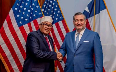 The Somaliland President Meets With Senator Cruz Of Texas